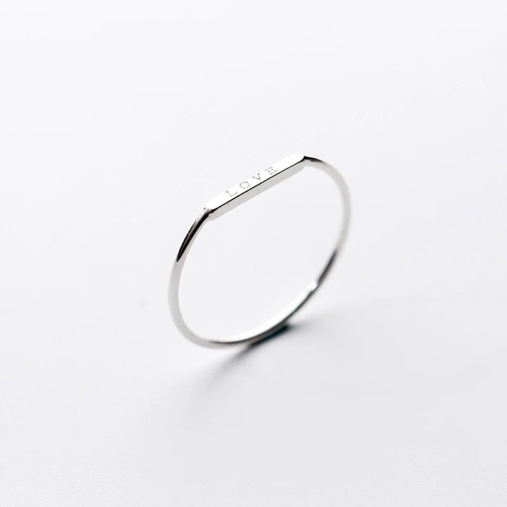 🥇HOST PICK🥇Love ring letter word sterling silver 925 jewelry